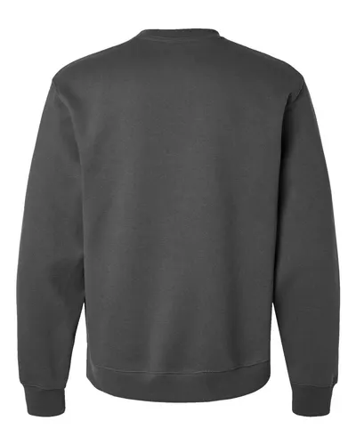 BELLA + CANVAS BELLA + CANVAS Unisex 10 oz. Heavyweight Crewneck Sweatshirt in Asphalt, back view