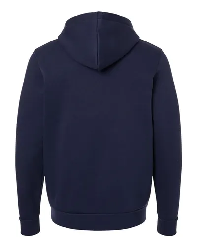 Under Armour Under Armour Men's Team Icon Fleece Hooded Sweatshirt in Midnight Navy/ White, back view