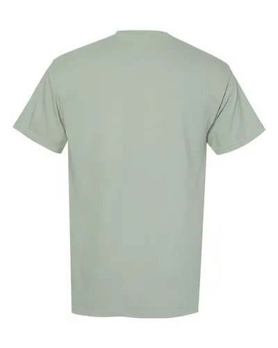 Comfort Colors Comfort Colors Unisex Garment-Dyed Heavyweight Pocket T-Shirt in Bay, back view