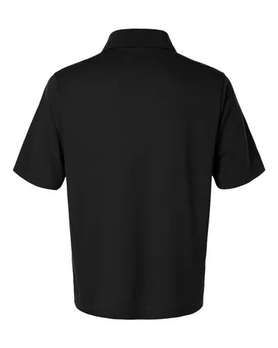 CORE365 CORE365 Men's Tall Nova Performance Pique Polo in Black, back view