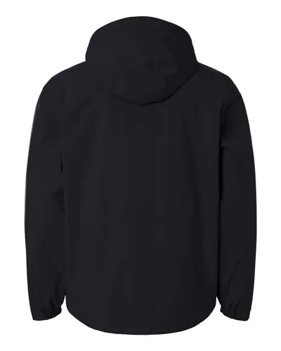 CORE365 CORE365 Men's Barrier All Season Jacket in Black, back view