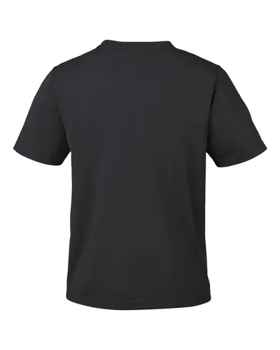 Harriton Harriton Unisex Charge Snag and Soil Protect T-Shirt in Black, back view