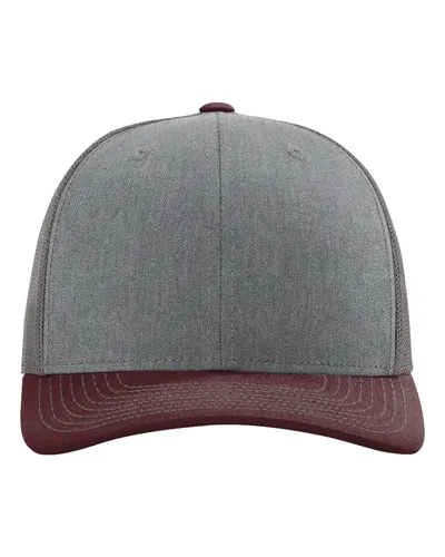 Heather Grey/ Charcoal/ Maroon
