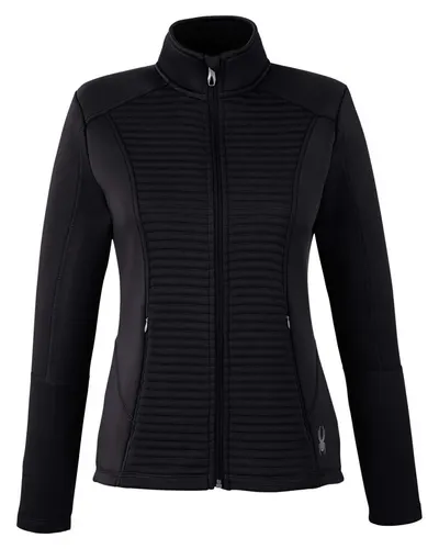 Spyder Spyder Women's Venom Full-Zip Jacket in Black, front view