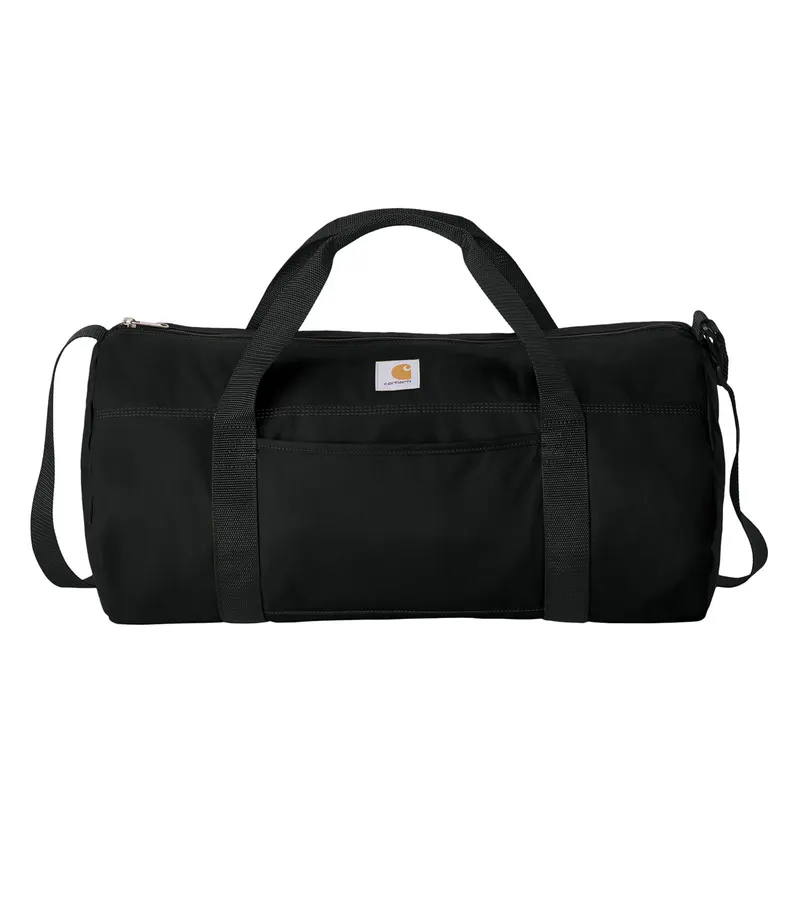 Carhartt® CARHARTT® CANVAS PACKABLE DUFFEL WITH POUCH. 40L — Black