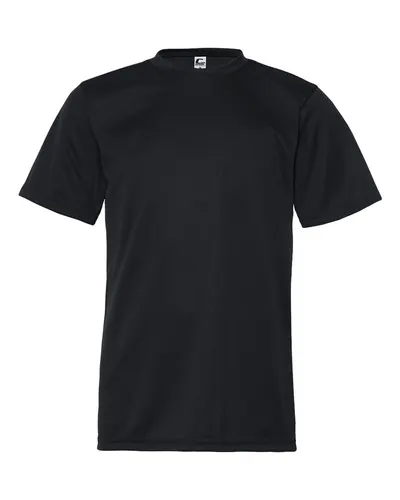 C2 Sport C2 Sport Youth Performance T-Shirt in Black, front view