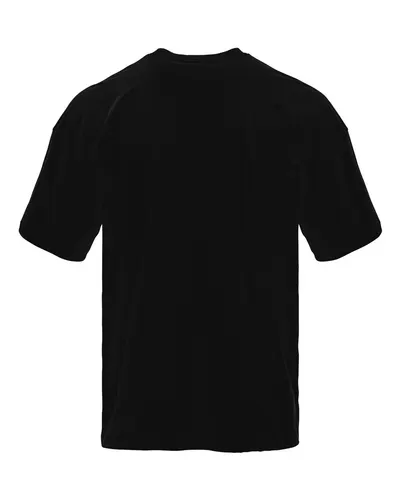 Next Level Next Level Unisex Heavyweight Tee in Black, back view