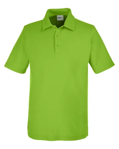 CORE365 CORE365 Men's Fusion ChromaSoft™ Pique Polo in Acid Green, front view