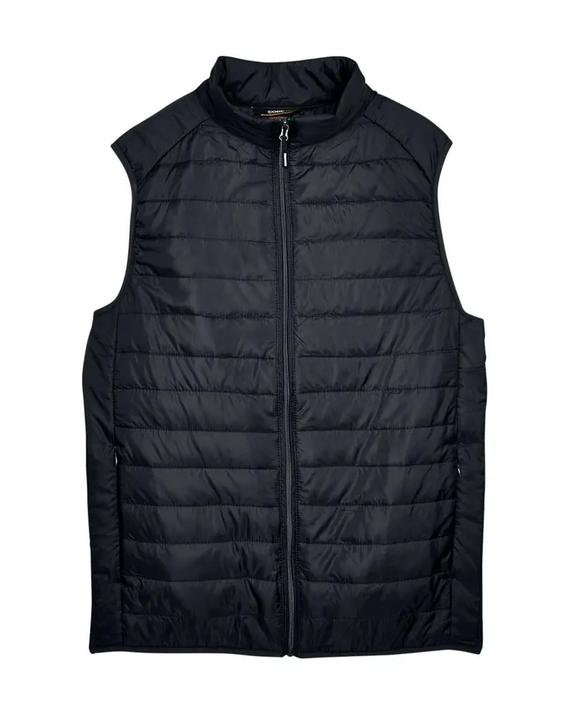 CORE365 CORE365 Men's Prevail Packable Puffer Vest — Black