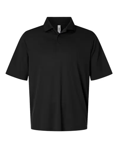 CORE365 CORE365 Men's Tall Nova Performance Pique Polo in Black, front view