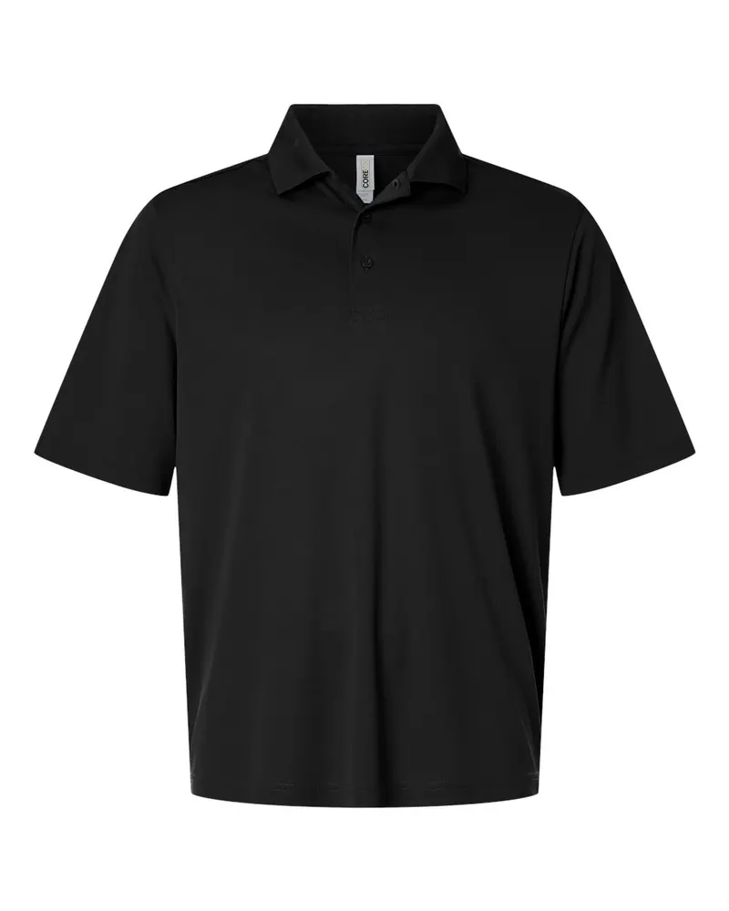 CORE365 CORE365 Men's Tall Nova Performance Pique Polo — Black