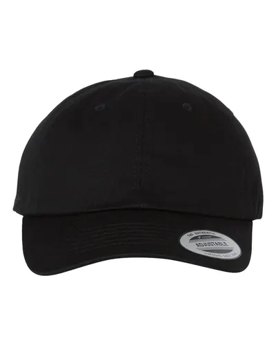 YP Classics YP Classics EcoWash™ Dad Hat in Black, front view