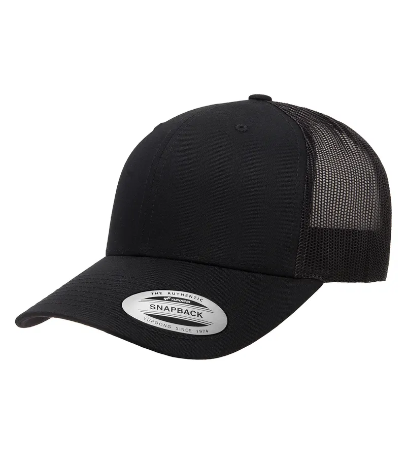 ATC™ YP Classics® ATC™ YP CLASSICS® RETRO TRUCKER CAP — Black/Black
