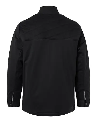 Harriton Harriton Men's Guardian Insulated Utility Jacket in Black, back view