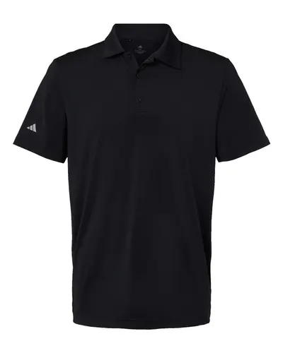 Adidas Adidas Men's Ultimate365 Solid Polo in Black, front view
