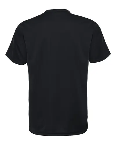 C2 Sport C2 Sport Youth Performance T-Shirt in Black, back view