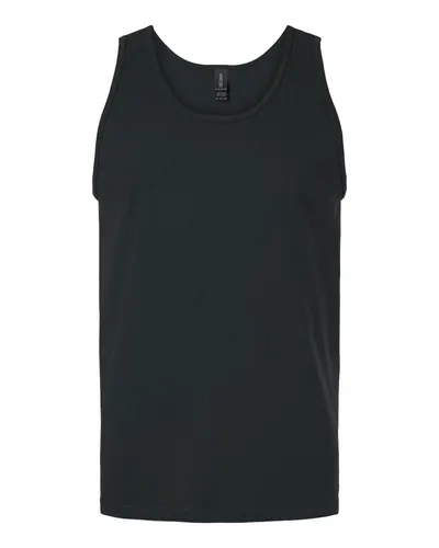 Gildan Gildan Unisex Ultra Cotton® Tank Top in Black, front view
