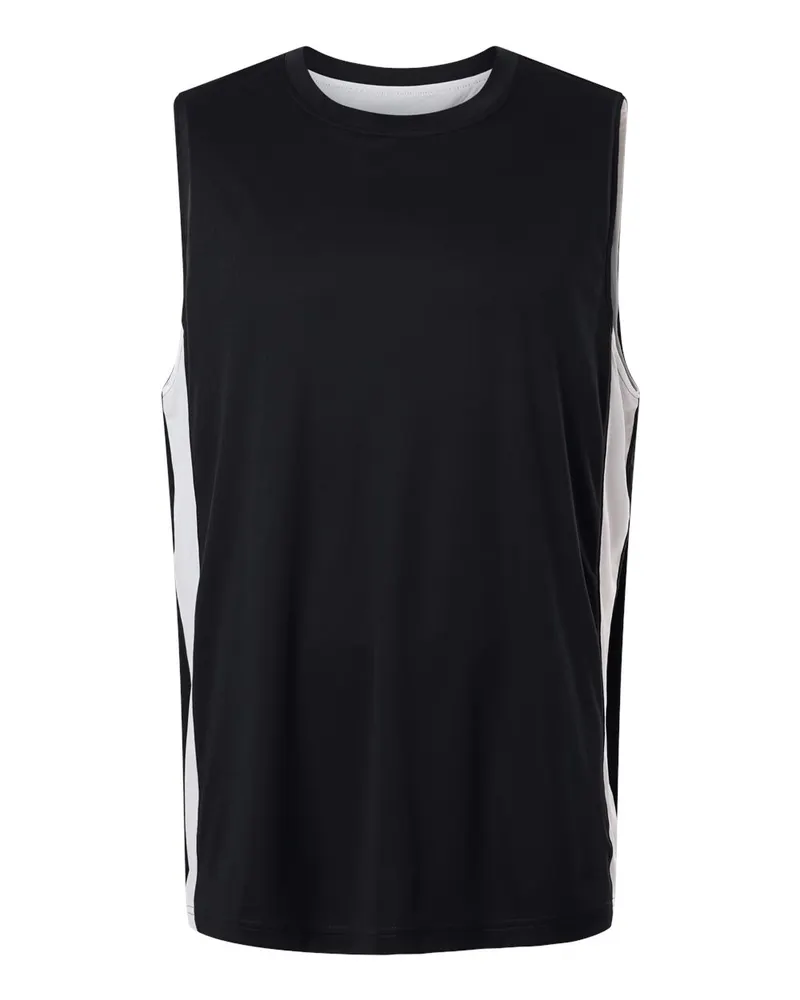 Team 365 Team 365 Unisex Zone Performance Reversible Jersey — Black/ White