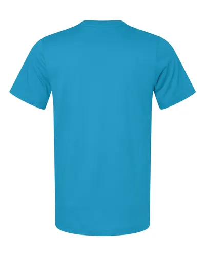 BELLA + CANVAS BELLA + CANVAS Jersey Tee in Aqua, back view