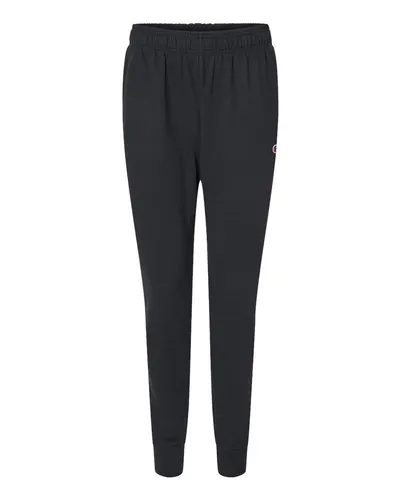 Champion Champion Unisex Powerblend® Fleece Joggers in Black, front view