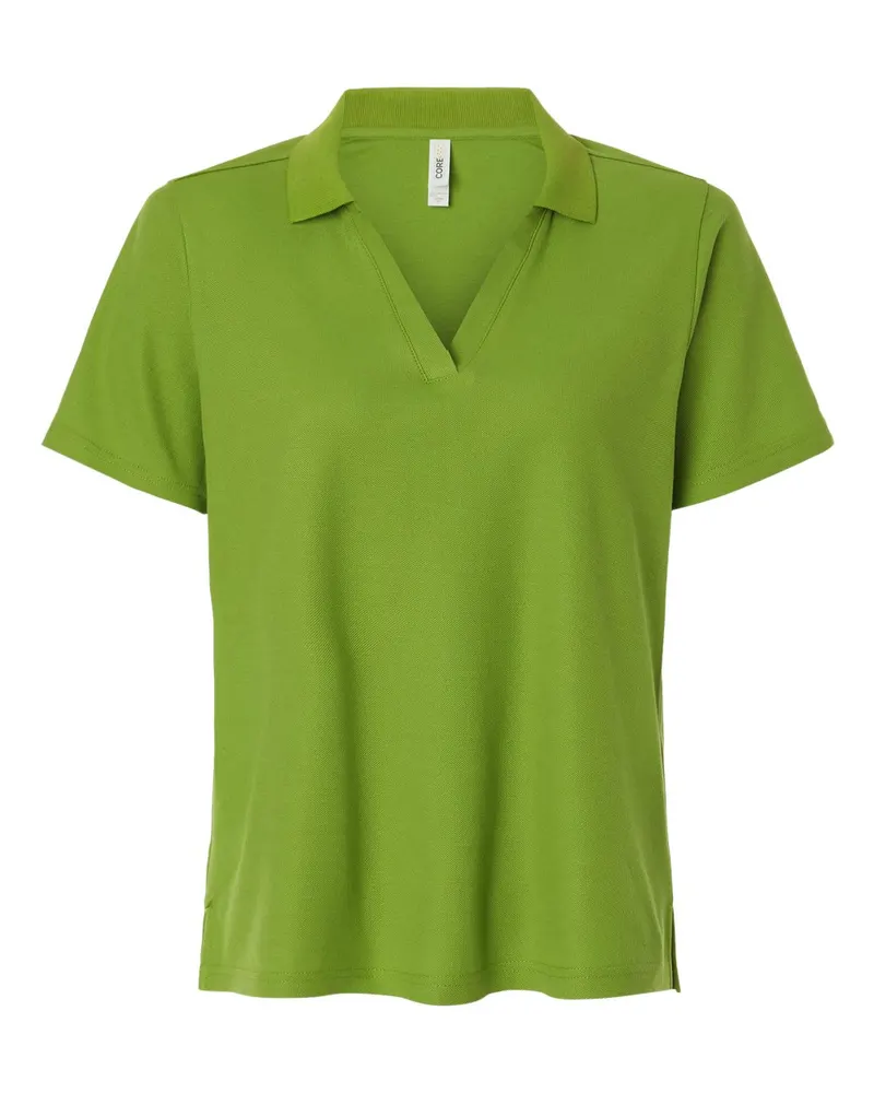 CORE365 CORE365 Women's Resolve CVC Performance Pique Polo — Acid Green