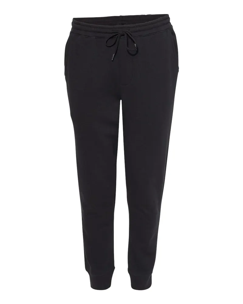 Independent Trading Co. Independent Trading Co. Men's Midweight Fleece Sweatpants — Black