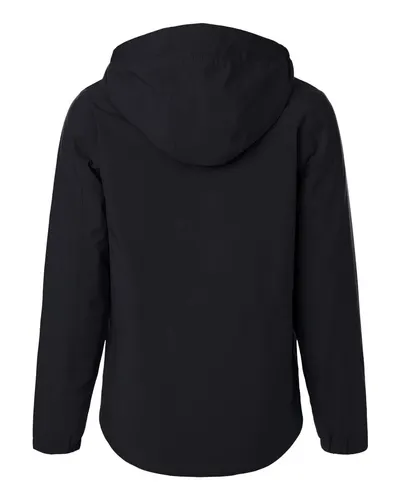CORE365 CORE365 Women's Barrier All Season Jacket in Black, back view