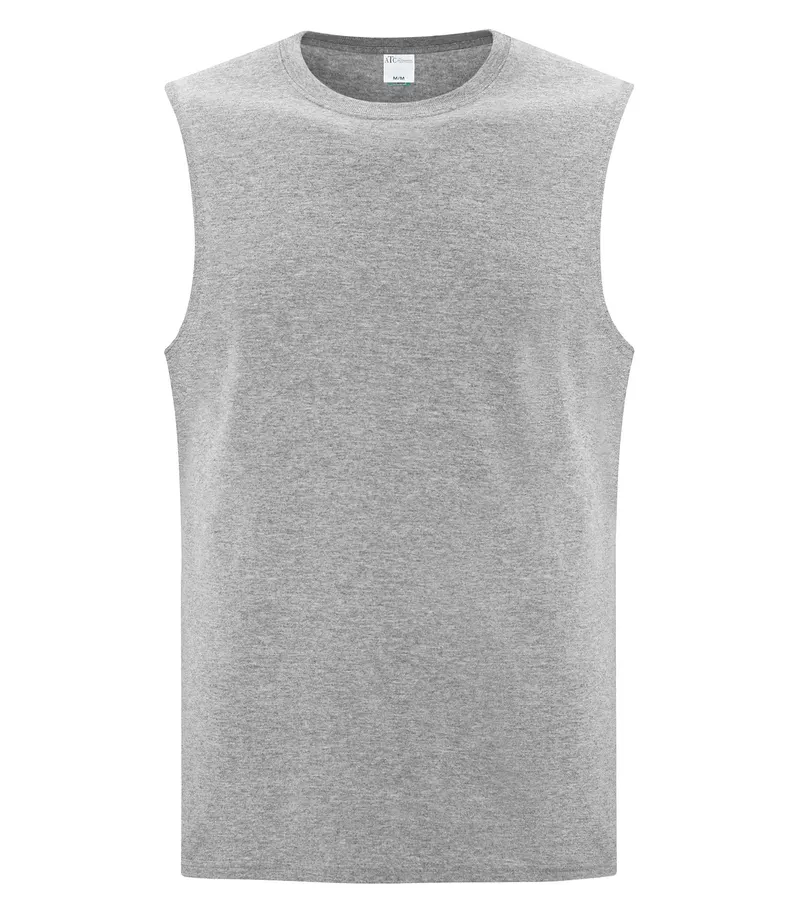 ATC™ Everyday Collection® ATC™ EVERYDAY COTTON SLEEVELESS TEE — Athletic Heather