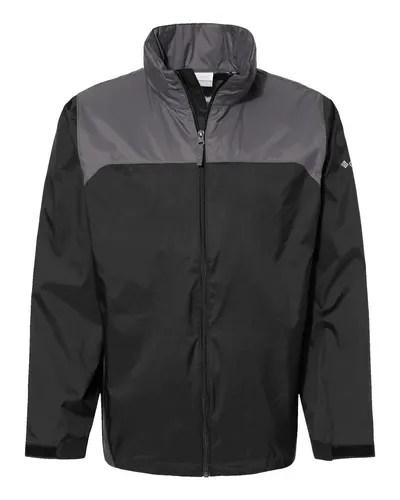 Columbia Columbia Men's Glennaker Lake™ II Rain Jacket in Black/ City Grey, front view