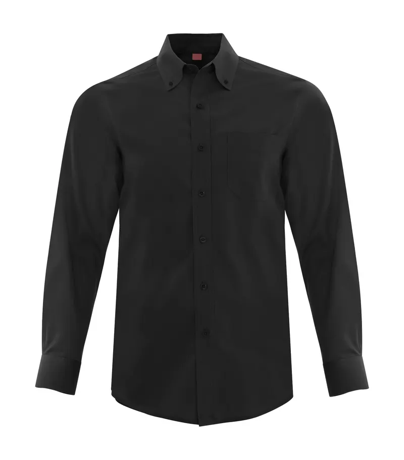 Coal Harbour® COAL HARBOUR® EVERYDAY LONG SLEEVE WOVEN SHIRT — Black