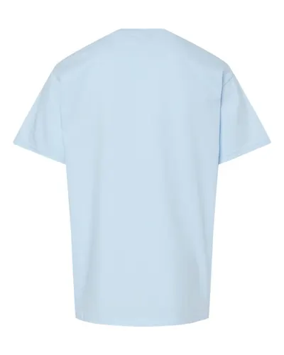 Gildan Gildan Youth Softstyle® Midweight T-Shirt in Light Blue, back view