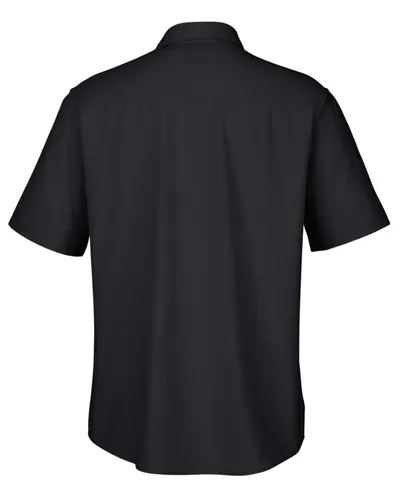 CORE365 CORE365 Men's Ultra UVP® Marina Shirt in Black, back view