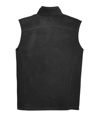 CORE365 CORE365 Men's Journey Fleece Vest in Black, back view