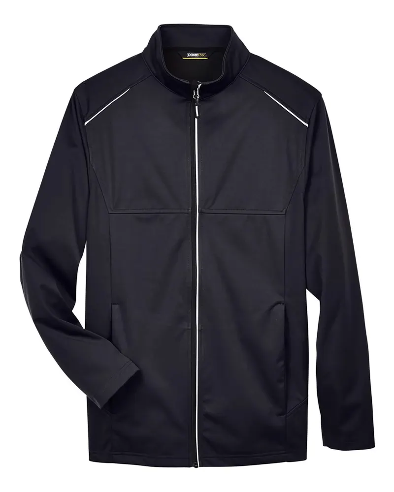 CORE365 CORE365 Men's Techno Lite Three-Layer Knit Tech-Shell — Black