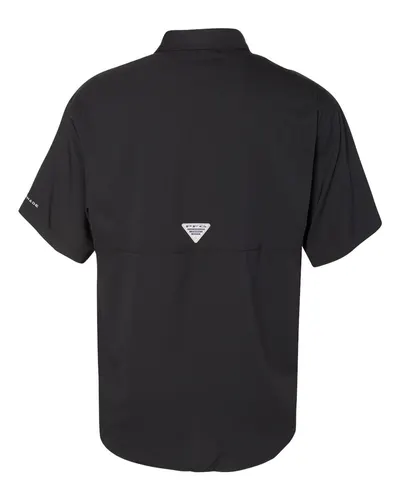 Columbia Columbia Men's PFG Tamiami™ II Short Sleeve Shirt in Black, back view