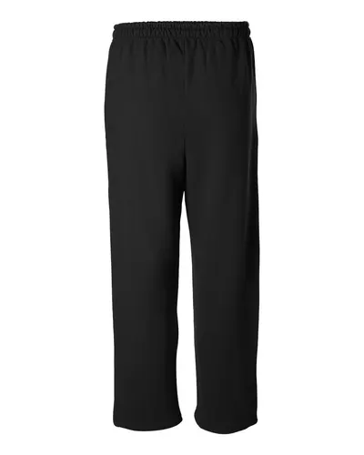 Gildan Gildan Unisex Heavy Blend™ Open-Bottom Sweatpants in Black, back view