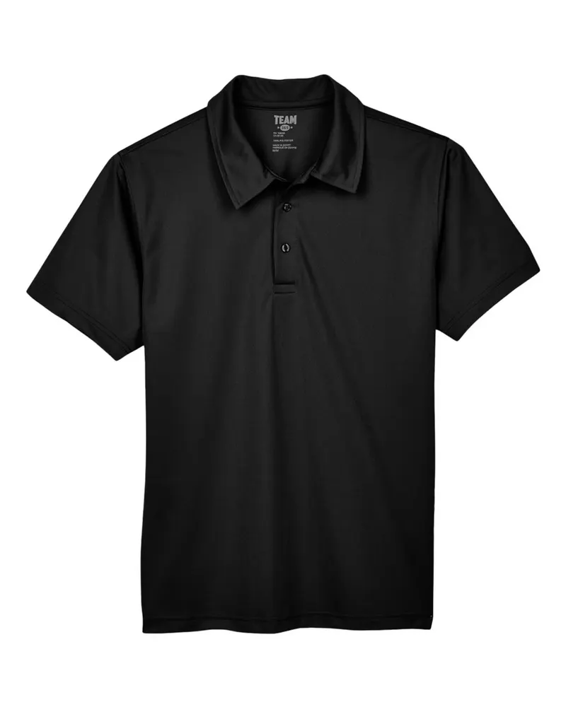 Team 365 Team 365 Men's Command Snag Protection Polo — Black