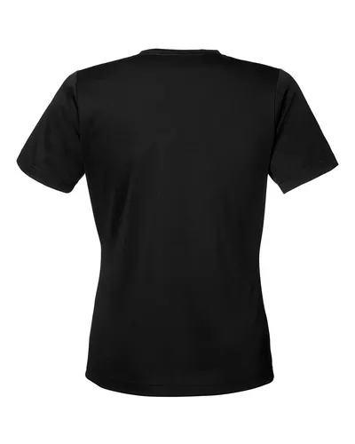 Team 365 Team 365 Women's Zone Performance Mesh T-Shirt in Black, back view