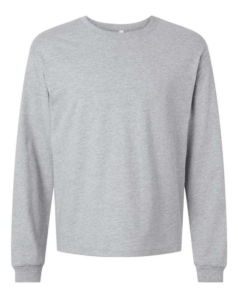 BELLA + CANVAS BELLA + CANVAS 6 oz. Heavyweight Long Sleeve Tee — Athletic Heather