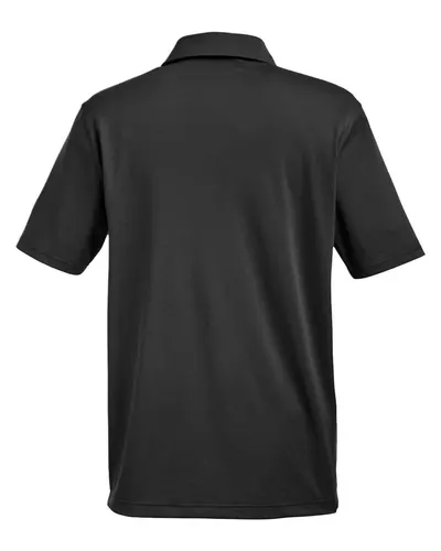 Under Armour Under Armour Men's Tech™ Polo in Black/ White, back view
