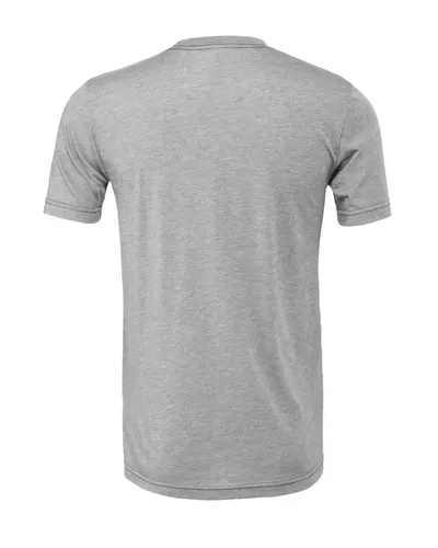 BELLA + CANVAS BELLA + CANVAS CVC Jersey Tee in Athletic Heather, back view