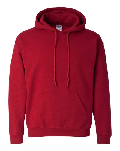Gildan Gildan Unisex Heavy Blend™ Hooded Sweatshirt in Antique Cherry Red, front view