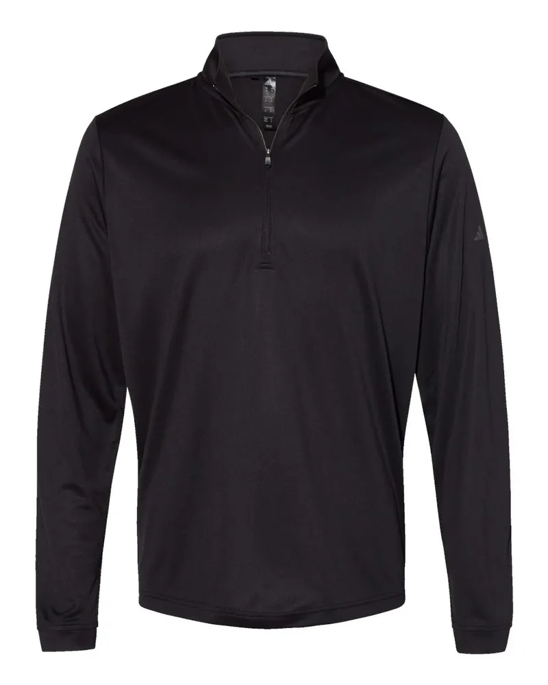 Adidas Adidas Men's Ultimate365 Lightweight Quarter-Zip Pullover — Black