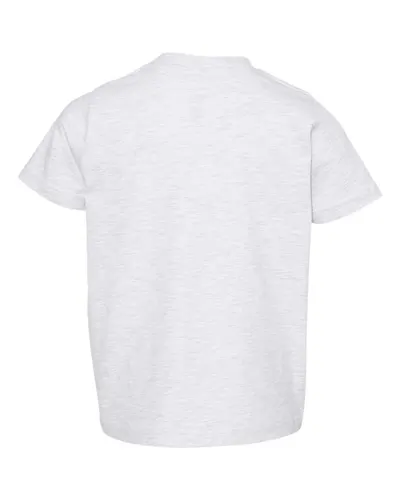 Rabbit Skins Rabbit Skins Toddler Fine Jersey Tee in Ash, back view