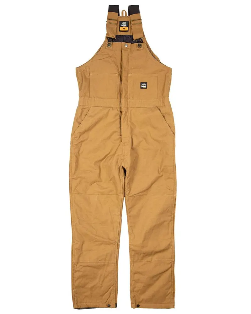 Berne Apparel Berne Apparel Men's Tall Heritage Insulated Bib Overall — Brown Duck