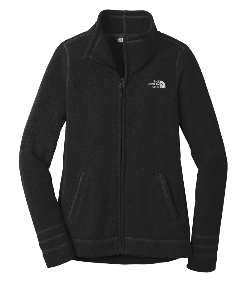 The North Face® THE NORTH FACE® SWEATER FLEECE LADIES' JACKET — Black Heather