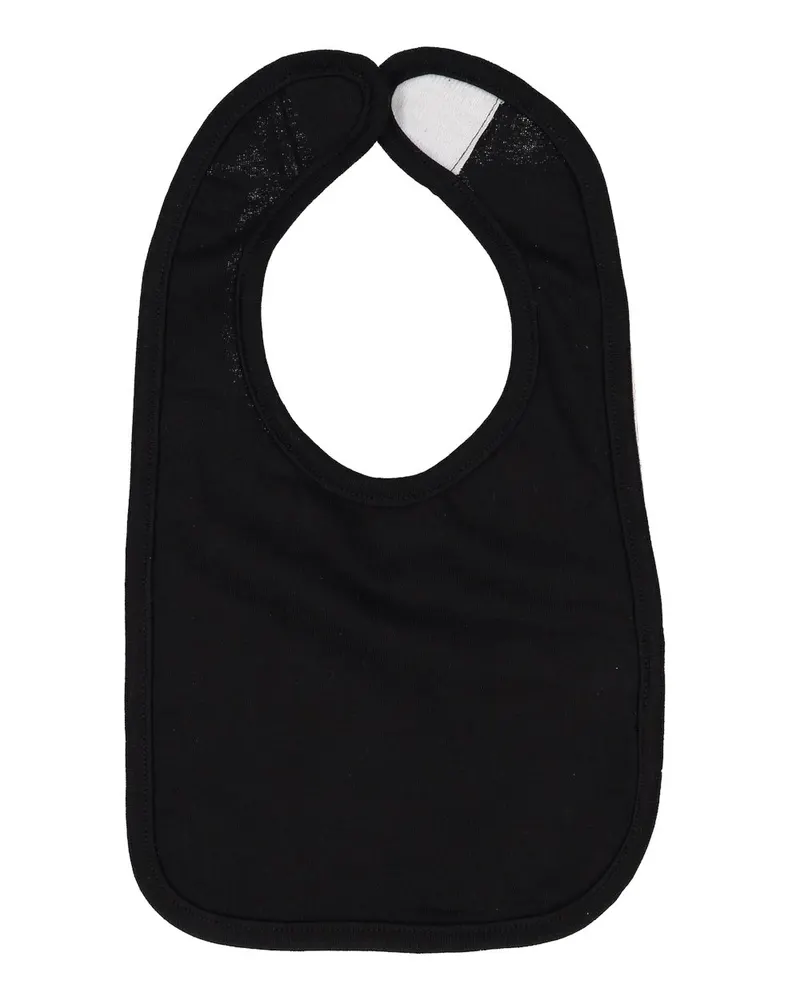 Rabbit Skins Rabbit Skins Infant Premium Jersey Bib — Black