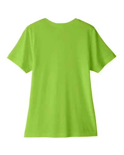 CORE365 CORE365 Women's Fusion ChromaSoft™ Performance T-Shirt in Acid Green, back view
