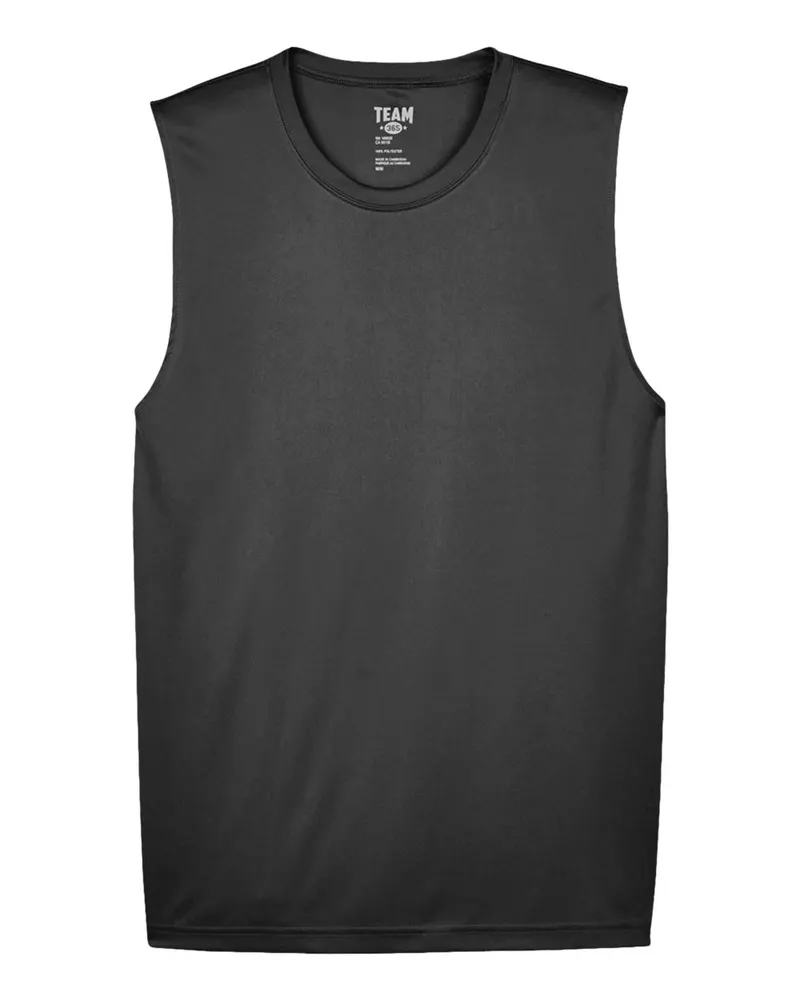 Team 365 Team 365 Men's Zone Performance Muscle T-Shirt — Black