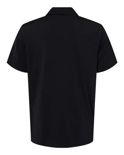Adidas Adidas Men's Ultimate365 Solid Polo in Black, back view